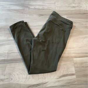 H&M Green Skinny Regular Ankle Length Denim Pants- Size 32